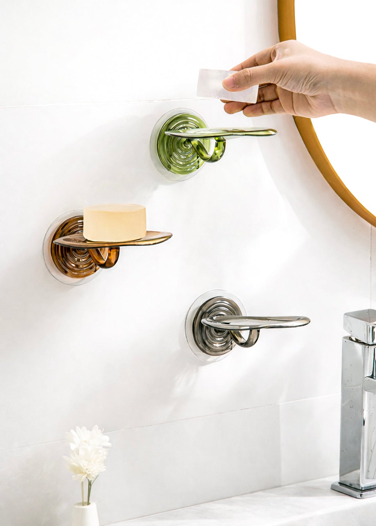 Lotus Leaf Wall-Mounted Soap Dish – Lotus 