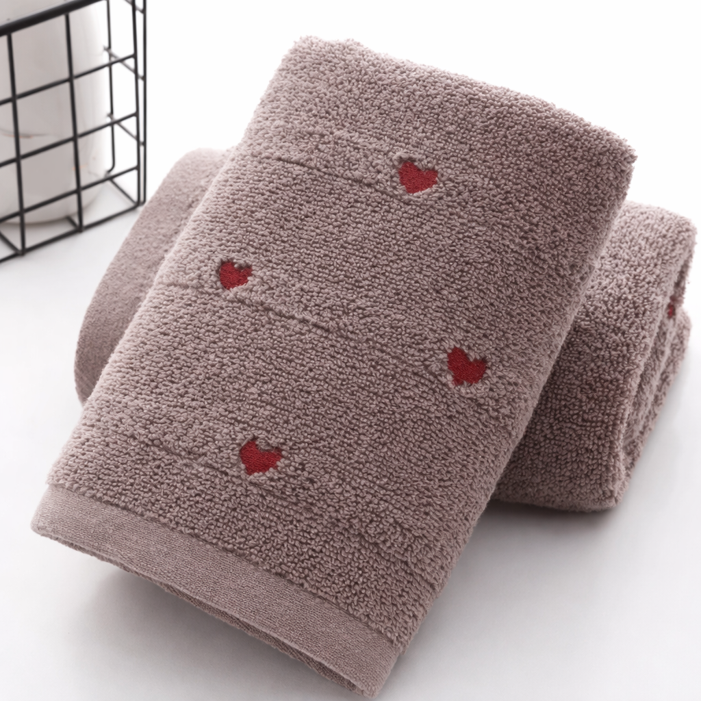 Serviette cœur en coton - Calm