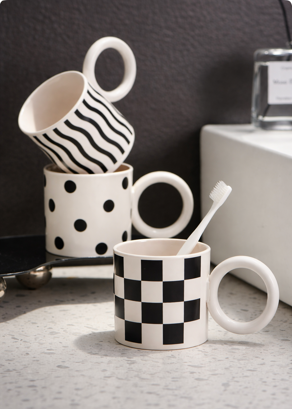 Gobelet damier – Mono