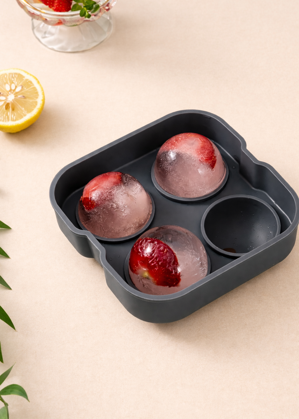 Spherical silicone ice cube mold – Ice Ball 